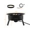 Portable 24.5-Inch Propane Fire Pit Folding Legs with Easy Carry Strap